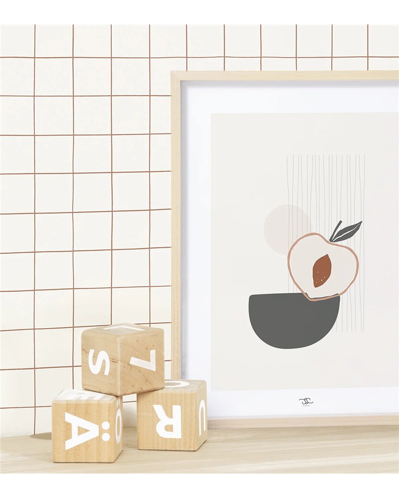H0793 Minima Quadrillage Caramel