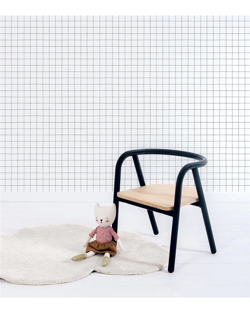 H0790 Minima Quadrillage Gris Fonce