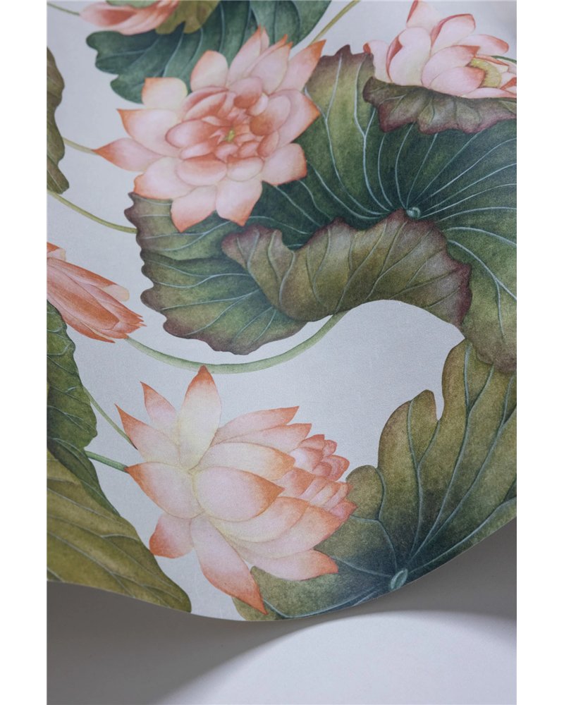 Lily Lotus Orange & Olive 126-9032