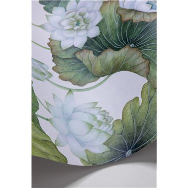 Lity Lotus White On Cream...