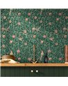 Bird & Pomegranate Deep Green 124260