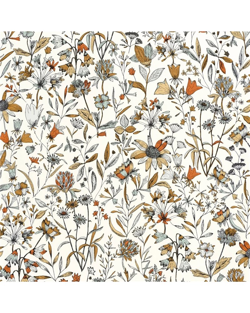 Jardin de Giverny Blanc Orange 103000325 Jardin de Giverny Blanc Orange 103000325