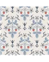 Strawberry China Blue On Cream 127-2010