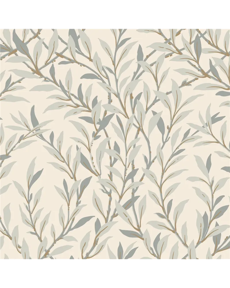 Willow Branch Pebble On Cream 127-7037