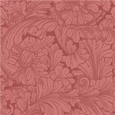 Acanthus Stately Home Red 127-6033