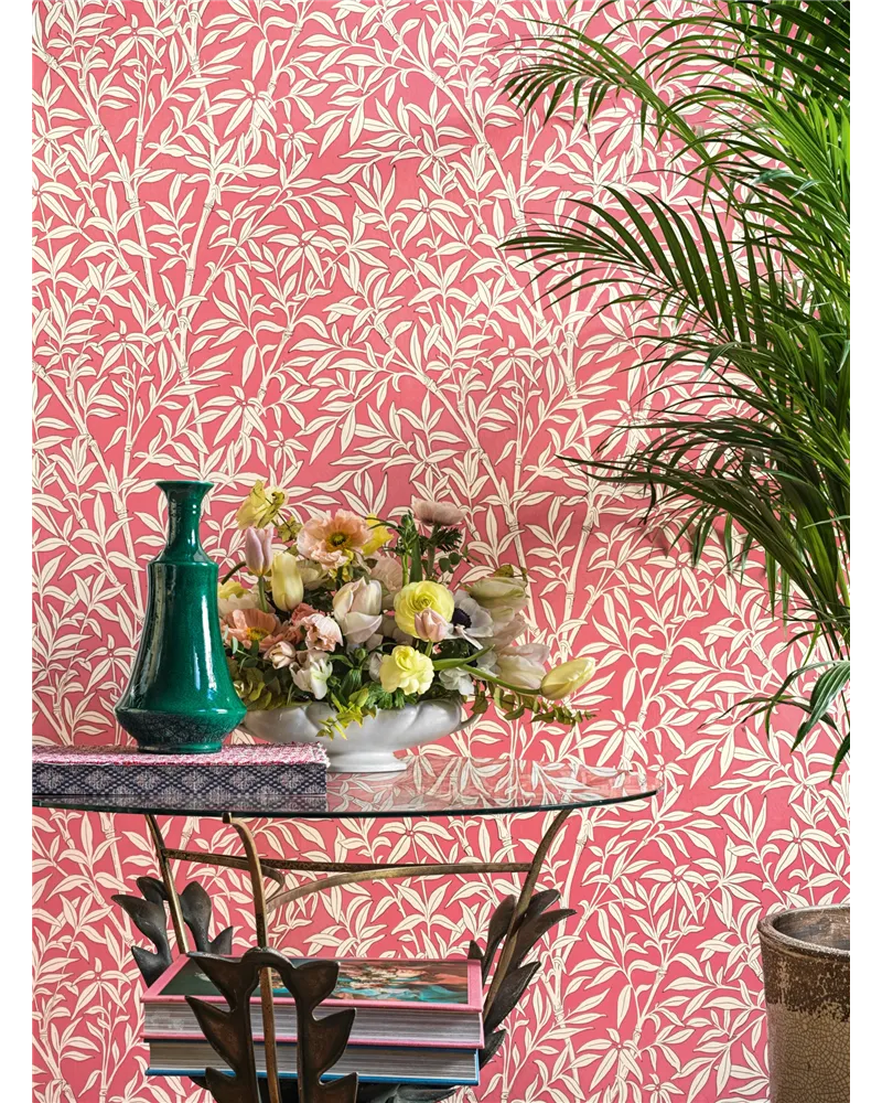 Bamboo Forest Pistachio On Petrol 127-1003