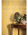 Roseberry With Birds Hyacinth Blue 127-4022