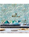 Flower Meadow Celeste Turquoise 2412-178-03