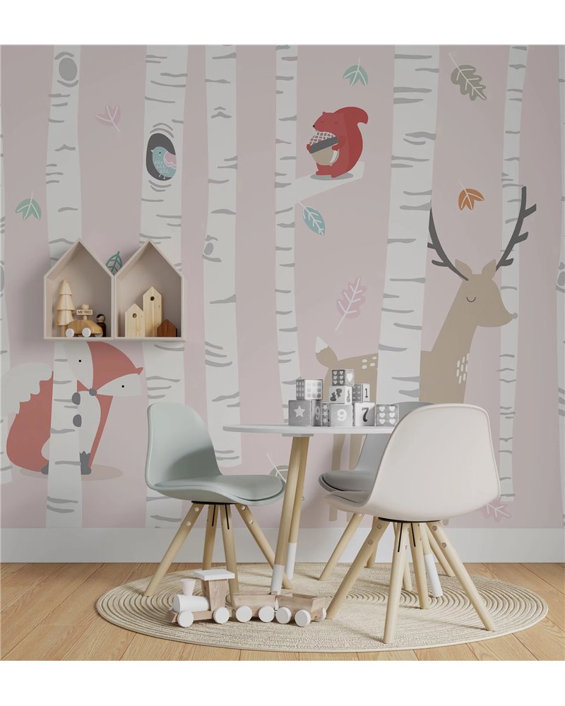 Pink forest CB113-1