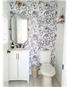 Black and White Floral