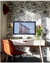 Black and White Floral