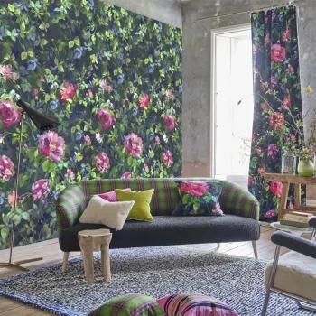 Coleçao Tapestry Flower Panels - Papel de parede Designers Guild