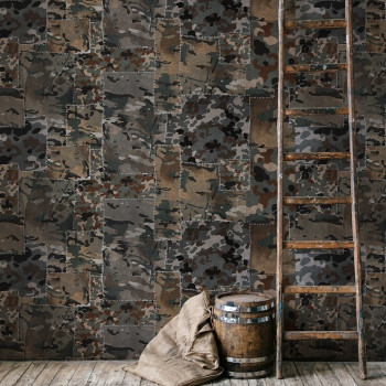 Papier peint Camouflage - Boutique en ligne