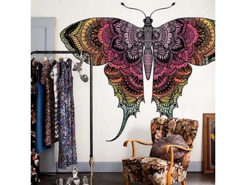 Muraux d'insectes et de papillons 