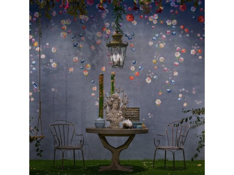 Falling Flowers (Eclectic Collection) - Panoramiches De Gournay