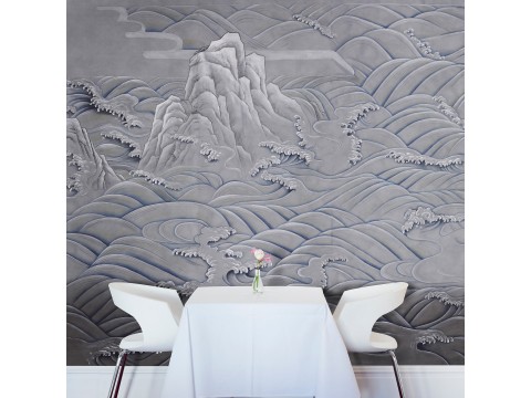 Matsushima Waves (Japanese & Korean Collection) - De Gournay