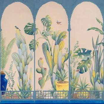 Jardin Marrakech (Scenic Collection) - Panoramatapeten De Gournay